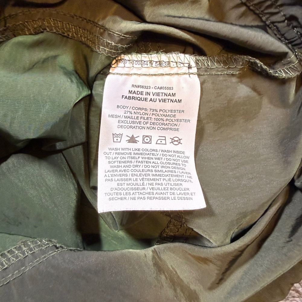 Nike Air Mens Tracksuit Set Green Half Zip Anorak Hooded Jacket & Pants XL - Picture 6 of 11